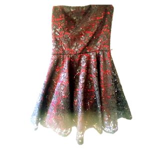 Strapless Semi Formal Dress
